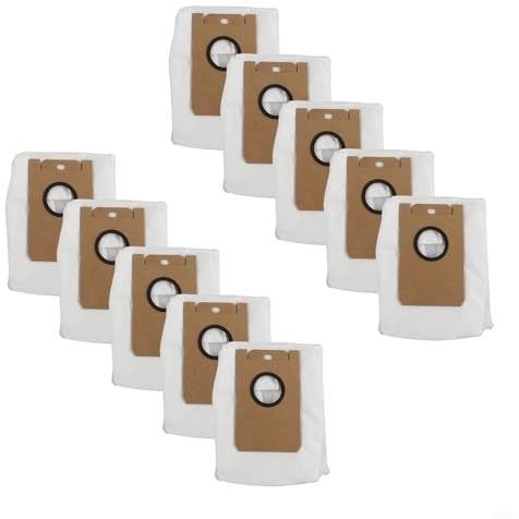 ZWEquipint Bolsas de repuesto para aspiradora Cleanova W11, bolsas de filtro no tejidas, para estación base de vaciado automático, accesorios de limpieza del hogar (paquete de 10)