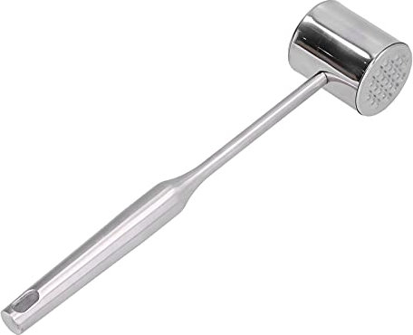 Nikou Mazo ablandador de carne de acero inoxidable, manual anticarne para el hogar y restaurantes, herramienta de cocina portátil, diseño resistente