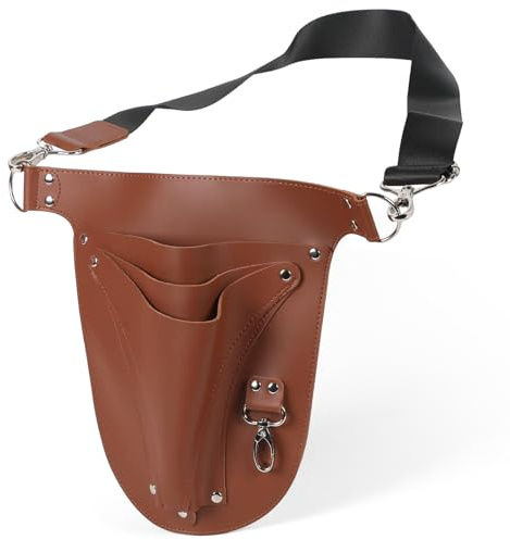 PU Leather Garden Tool Bag Gardening Tool Belts for Men Adjustable Waist Work Belt Pouch Gardening Florist Tool Case Bag Tool Gifts for Men Dad Husband Him