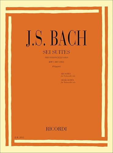 6 Suites Per Violoncello Solo Bwv 1007 - 1012 (VIOLONCELLE)