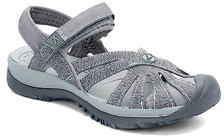 KEEN Clearwater CNX lätta sandaler för kvinnor, Gargoyle/Korp, 5