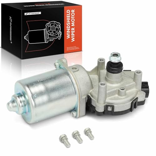 A-Premium Front Windshield Wiper Motor Compatible with Lexus HS250h, LS460, LS460L, LS600h L, RX350, RX450h & Toyota Prius, Prius Plug In & Mazda CX-9 & Suzuki Grand Vitara & Mitsubishi Eclipse, 5-Pin