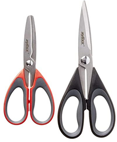 Zyliss 30200 9 Household Kitchen Shears, Red