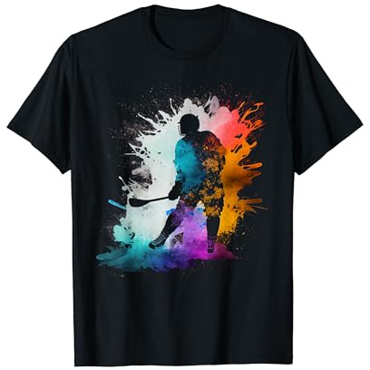 Joueur de hockey sur glace Crosse de hockey sur glace Cadeau T-Shirt