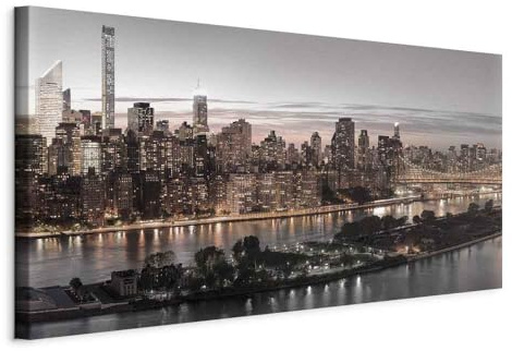 murando - Akustikbild 120x60 cm Bilder mit Akustikschaumstoff Hochleistungsschallabsorber Schallschutz Leinwandbild XXL 1 tlg Wandbild c-B-0165-b-d