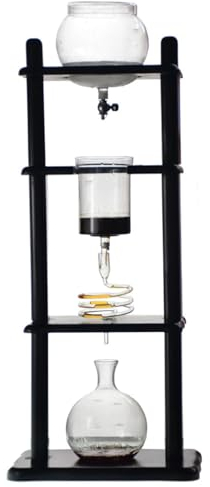 ExoticaBlend Cold Drip Coffee Maker, Cold Brew Coffee Tower, Slow Drip Japanese Cold Brew Maker, 35 oz, Cold Brew Drip, Ice Coffee Tower