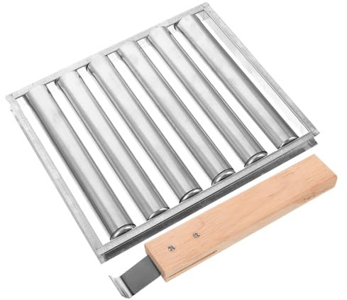 KITANDOVE Stainless Steel Hot Dog Mit Holzgriff Tragbarer Grillständer Für BBQ Und Camping Hitzebeständig Und Langlebig Für Outdoor-Partys Und Grillabende