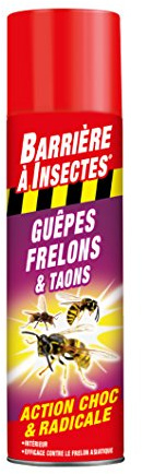 Barrière à Insectes Vespe, Calabroni, Tafani, Aerosol - 400 ML