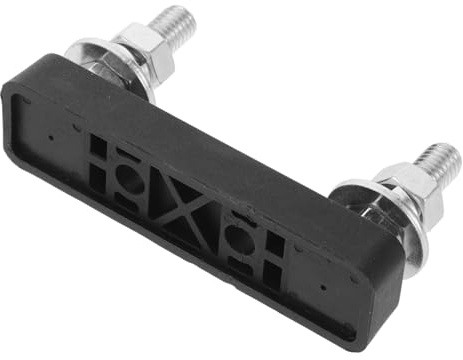 Amosfun Portafusibles para Carretilla elevadora Soporte de Fusible Impermeable Panel de fusibles Grifo Fusible portafusibles de amperios con Fusible mar Azul Caucho Black