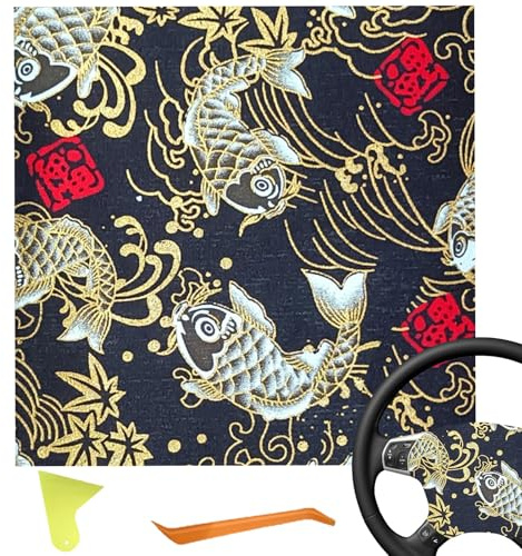 Film autocollant pour voiture - Film intérieur auto-adhésif 150 x 50 cm - Film vinyle pour tableau de bord, moto, habillage de voiture, console, habillage extérieur et accessoires de