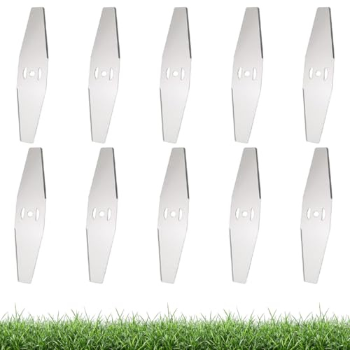 JYNVO 10Pcs Lama Decespugliatore, Lame per decespugliatore, Lama Tagliaerba, Accessori Decespugliatore, per tosaerba per tagliaerba da giardino e utensili elettrici da esterno