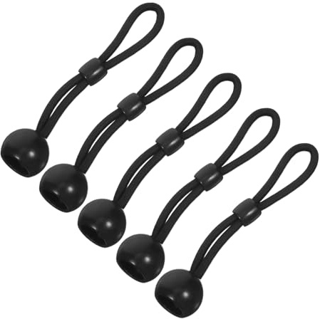 Toddmomy 5piezas Cordón Elástico Bolas para Cortinas Enrollables Unidades Amarres Resistentes para Uso Doméstico y Exterior Fijaciones