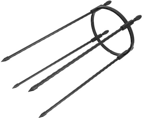 DIYEAH Support Rond pour Plantes Grimpantes Tuteur de Jardin pour Tomates Poivrons et Fleurs Structure Légère Résistante pour Pots et Sols Installation Facile et Maintien Sécurisé des