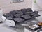 Mapo Möbel Ledersofa Kinosofa Fernsehsofa 5129-Cup-3-SW