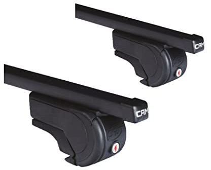 TETRAX Barre portatutto portapacchi auto, Compatible VOLKSWAGEN T-Cross (C1) RAIL APERTI CORRIMANO 2018 > VOLKSWAGEN Golf VII Variant 2013 > 2020