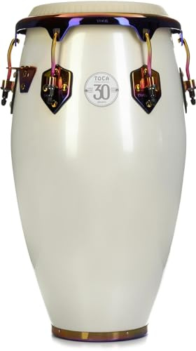Toca Conga Serie 30th Anniversary, Quinto 11, Luminescent White, eloxierte Hardware, 5311-MB