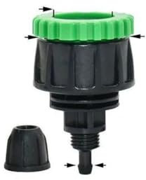 1/4 Zoll 4 mm Kunststoff-Schlauchanschluss 1/2 3/4 Zoll Innengewinde auf 4/7 mm Schlauchanschluss Tropfbewässerungssystem Adapter-Kontermutter x 4 mm