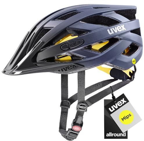 uvex i-vo cc MIPS Fahrradhelm, Midnight-Silver matt, 52-57 cm