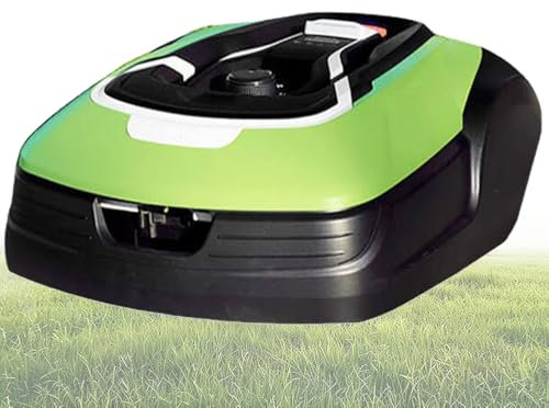 Tagliaerba robotizzato, tagliaerba di grandi dimensioni a ricarica automatica con intervallo di altezza di taglio da 20-60 mm e pendenza del 35%, comodo controllo tramite app, robot tagliaerba 1500 m²