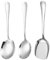 3 Pcs Stainless Steel Serving Spoons,21cm Public and Serving Spoon,22cm Public Shovel,Long Handle Soup Spoons Cooking Spoon Kitchen Tool, Communal,for Home, Parties Restaurant,Kitchen,Banquet