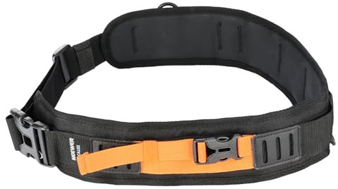 NEEWER CA151 Ceinture multifonction utilitaire pour appareil photo, sangle réglable et respirante avec anneaux en D pour sac reflex numérique, pochette pour objectif, trépied, accessoires de