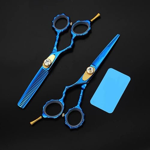 5,5 Zoll Linkshänder Professionelle Friseurschere Friseurwerkzeuge Haarschneidescheren Sets Salon Haarschnitt Kit