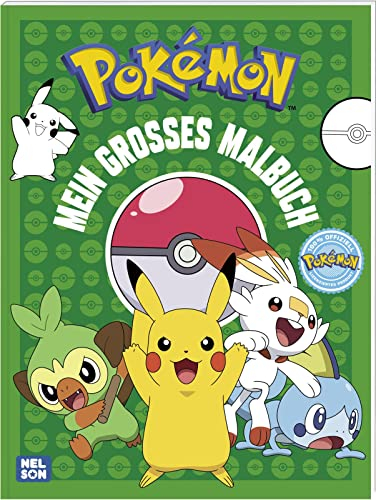 Pokémon Activity-Buch: Mein großes Malbuch: 80 Seiten Ausmalbilder für Jungen und Mädchen ab 4 Jahren