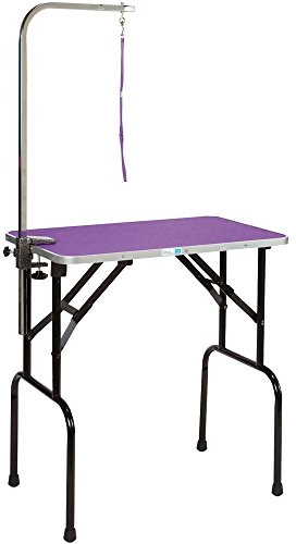 Master Equipment Grooming Table w/36In Grooming Arm, 36x24In Purple