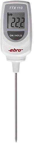 Ebro TTX 110 ABS Thermocouple Type T Thermometer with Probe, -50 to +350 Degrees C Measuring Range