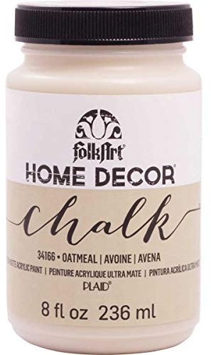 FolkArt Home Decor Chalk Furniture & Craft Paint in Assorted Colors, 8 ounce, Oatmeal