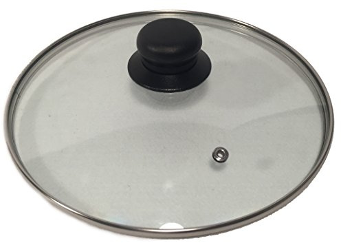 Looping-Lu Topfdeckel Glasdeckel mit Edelstahlrand Sichtdeckel mit Pfeife bruchfest Durchmesser 14 cm bis 32 cm (26 cm)