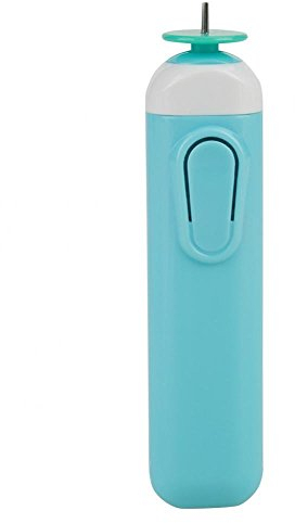 Quilling Werkzeuge Stift, Papierhandwerk-Handwerkzeug Elektrisches Geschlitztes Curling Paper Pen Elektrischer Quilling-Stift aus Stahl für Papierstreifen (Blau)