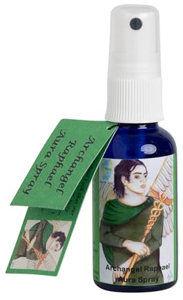 Handmade Archangel Raphael Aromatherapy Aura Spray- made with 100% pure essential oils