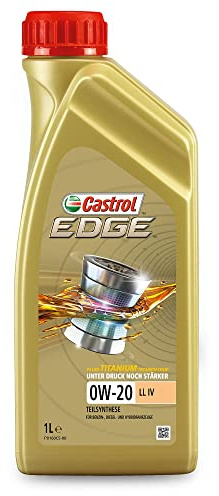 Castrol Motoröl Motorenöl Motor Motoren Öl Motor Engine Oil Diesel Benzin 0W-20 Edge Titanium Technologie FST LL IV Longlife 1L