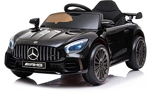 TURBO CHALLENGE - Mercedes GTR – Elektro-Fahrzeug – 119697 – Schwarz – 25 kg max. – Kunststoff – wiederaufladbare Batterien und Batterien Nicht im Lieferumfang enthalten – von 3 Jahren bis 6 Jahren
