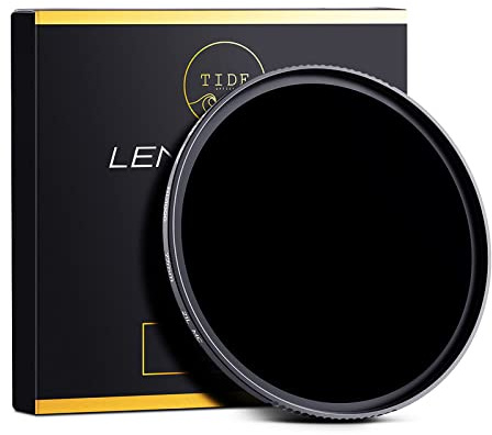 Tide Optics Filtre d'objectif 37 mm ND1000 (10 arrêts), Filtre de caméra Multicouche à densité Neutre Fixe