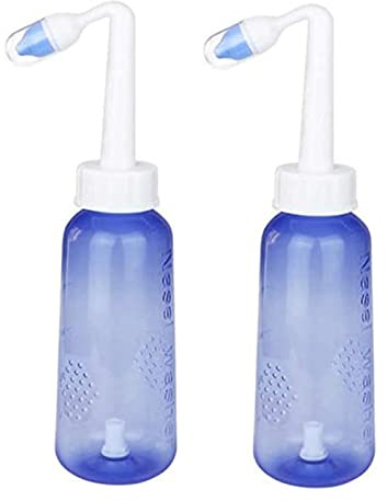 Lavage Nasal Nettoyage Nasal L'irrigation Nasale, Nettoyant Nasal Kit D'irrigation Nasale Nez Cleaner pour Le Nez Propre Et L'irrigation des Sinus, Kit De Rinçage Nasal pour Adulte Et Enfant