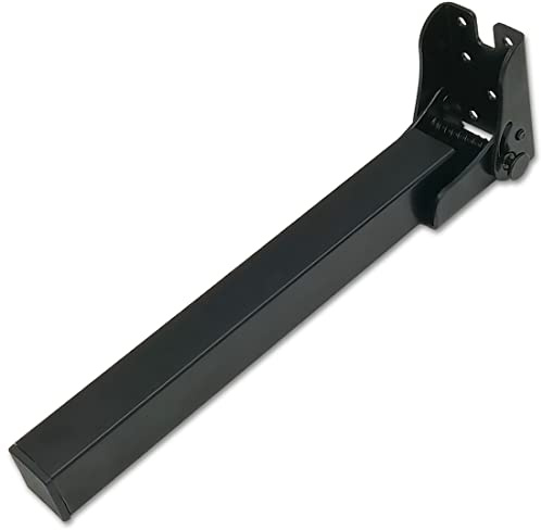 Tischbeine Klappbar 50 cm, Tischfüße Klappbar Metall, Klappbeine für Tisch Schwarz, Klapptischbeine Eckig Kurz, für Tischplatten, Esstische, Betten, Sofas, Camping-Tische und Wohnmobile, 1 Stück
