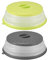 YiPHomn Cubierta de Microondas Plegable, 2 Pcs Tapadera de Microondas con Gancho 26.5cm para Prevenir Salpicaduras en Frutas y Verduras, Cesta Filtrante, Canasta de Frutas