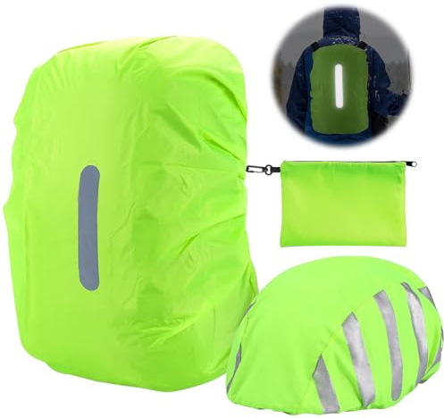 DOWNDRIFT Step by Step Regenschutz,Regenschutz Schulranzen,Rucksack Überzug Reflektierend,Step by Step Schulranzen,Regenschutz für Rucksäcke mit reflektierenden Regenschutz Schulranzen Step by Step