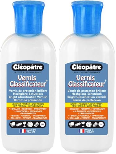 Cléopâtre - LCC3-100X - Vernis glassificateur - Flacon 100 g (Lot de 2)