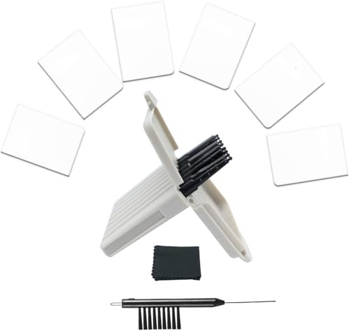 48 Pieces Phonak Cerustop Hearing aid Wax Guards (1.3mm) Replacement Wax Filters for Phonak, Unitron, Resound, Beltone, Widex Hearing aids with Cleaning Brush Tools and Carry case-6packs