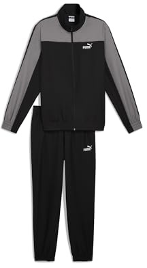 PUMA Woven Colorblock Tracksuit, Trajes tejidos Unisex adulto, PUMA Black,