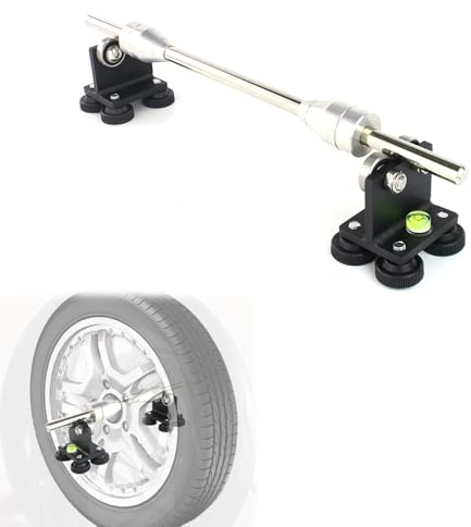 xitomer Motorbike Bike Wheel Balancer for 13-30mm Axle Portable Tyre Balancing Weights Street Truing Stand Bike Wheel Repair Truing Stand Wheel Balancer