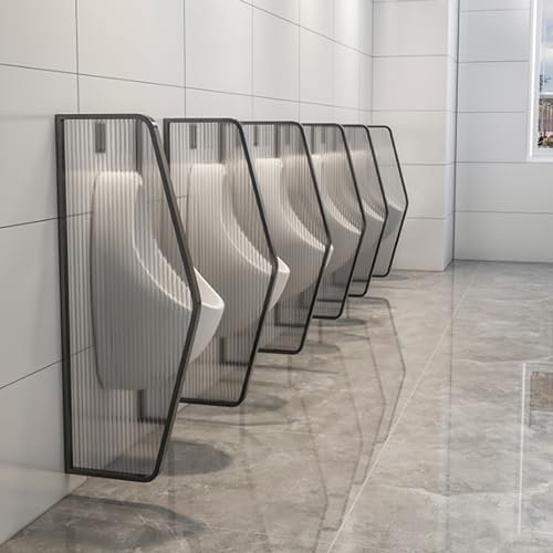 Sichtschutz für Urinale in Herrentoiletten, Toiletten-Schrank, Sichtschutz für Urinale, Toiletten-Trennwand, Changhong-Glas, Urinal-Trennwand für Hotelbadezimmer, geeignet für Schulen, Bars, Hotels (F