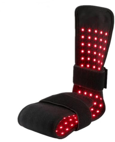Red Light Therapy Shoe for Foot Pain Relief - Infrared Light Therapy Feet with EMS Belt, 30-Minute Timer, LED Light, Toe Instep Pain Treatment