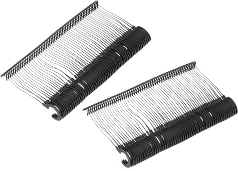 QUARKZMAN 5000 Stück Heftfäden für Etikettierpistole Standard, 35mm Tag Pins aus Kunststoff für Karton Etiketten mit Loch, Etikettierung von Kleidung und Textil, Schwarz