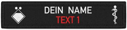 Gruppenführer Namen-Schild Patch Feuerwehr personalisierbar San#43408