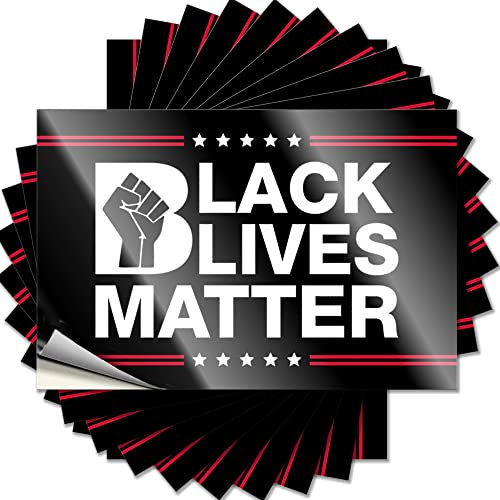 Tool Decal Black Lives Matter BLM Funny Sticker 10 Pcs Funny Signs for Bedroom Tool Box Stickers(6X9CM)