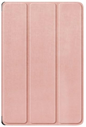 MEFEPLPBZC Smart Tablet-Hülle, geeignet for Lenovo Yoga Tab Plus/Yoga Pad Pro 12,7 Zoll 2025 TB520FU, magnetische, dreifach Faltbare Hartschalenhülle(Rose Gold,for Yoga Tab Plus)